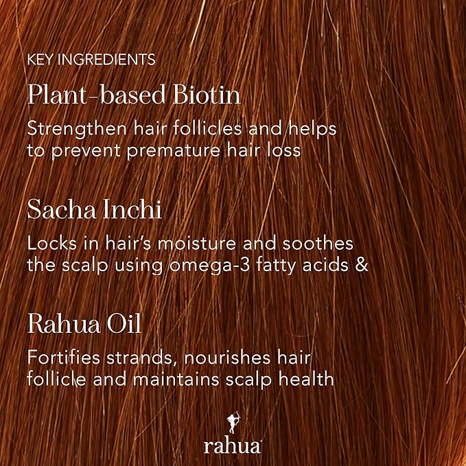 Rahua Enchanted Island Hair Conditioner with Biotin, Vegan, Deep Conditioning for Medium to Thick Hair, Strengthening Formula Oil, Quinoa, Pomegranate, Coconut & Guava Scent, 9.3 Fl Oz