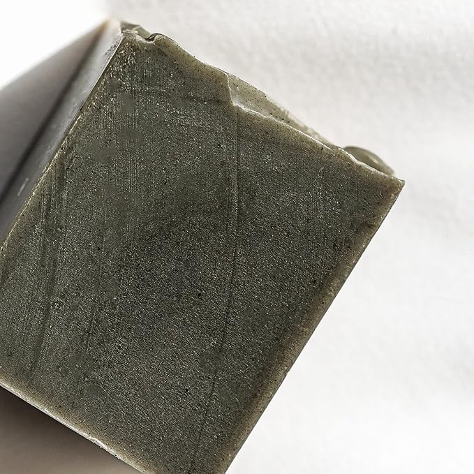 Osmia Skincare - Natural Black Clay Facial Soap Bar | Dead Sea Mud, Jojoba Oil, Mango Butter, Coconut Milk | Nourish, Soothe, Soften | Clean Beauty For Healthy Skin (2.25 oz | 64 g)