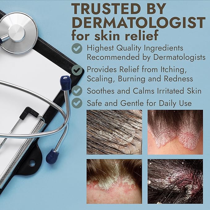 Tea Tree Scalp Scrub | Antifungal Itchy Scalp Treatment with Tea Tree Oil, Quartz Powder & Sea Salt | Gently Exfoliates, Relieves Dryness, Fights Dandruff, Promotes Healthy Hair Growth & Scalp Relief