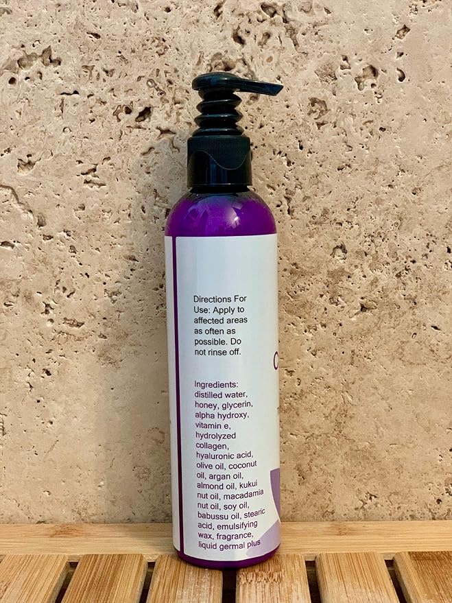 Diva Stuff Crepey Skin Body & Face Cream With Hyaluronic Acid, Alpha Hydroxy and More (blushed orchid scent)