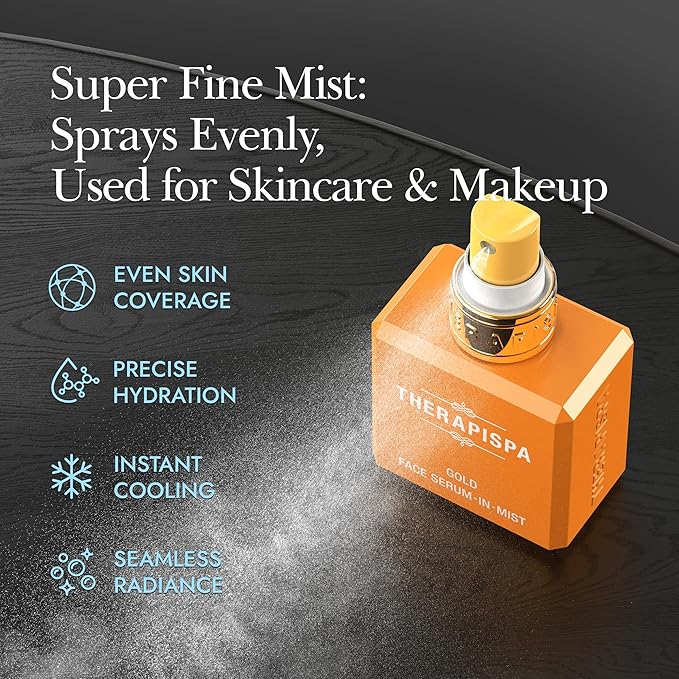 Face Serum-In-Mist – Glow-Boosting Face Mist & Spray Serum with Niacinamide, Panthenol & Hyaluronic Acid for Smoothing & Hydrating Skin (Vitamin, 2.0 fl oz)