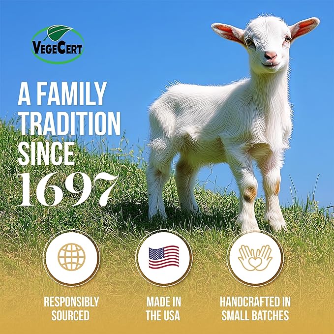 Goat Milk Lotion, Daily Moisturizer for Dry & Sensitive Skin, With Beeswax and Essential Oils, Hydrating & Nourishing, For All Skin Types, 8 oz | Made in USA (8 oz, Moroccan Cashmere)