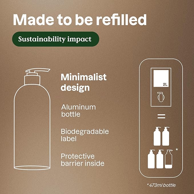 ATTITUDE 2-in-1 Body Wash and Hair Shampoo, EWG Verified Shower Gel, Dermatologically Tested, Made with Naturally Derived Ingredients, Vegan Personal Care, Bergamot and Ylang Ylang, 16 Fl Oz