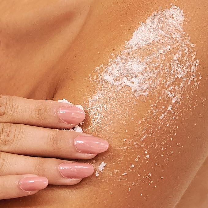 LALICIOUS Extraordinary Sugar Kiss Sugar Scrub, Exfoliating Body Scrub with Coconut Oil & Honey, Moisturizing Body Exfoliator for Glowing Radiant Hydrating Skin, Zero Greasy, No Parabens - 16oz