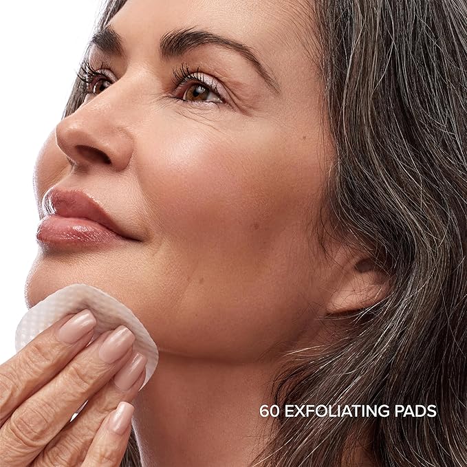 DRMTLGY Tingl Exfoliating Face & Body Pads – Glycolic, Lactic & Salicylic Acid for Acne, Pores, Blackheads & Wrinkles – AHA BHA Toner Pads for Oily Skin, Anti-Aging, FSA/HSA Eligible – 60 Count